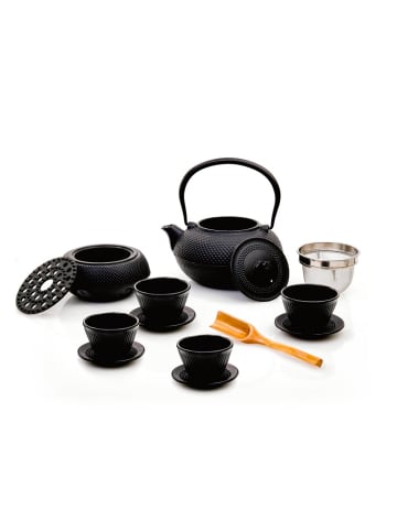 Lumaland Teeservice 8-tlg. schwarz  Schwarz