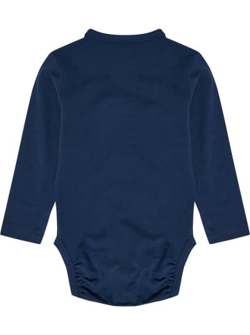Hummel Outdoor Overall "Mini Logo Body Longsleeve" in Blau