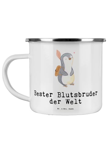 Mr. & Mrs. Panda Kaffeepott Pinguin Bester Blutsbruder der Welt ... in Weiß