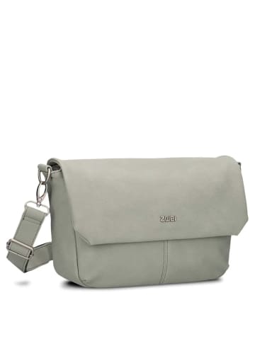 Zwei Mademoiselle M60 - Umhängetasche 33 cm (cord-mocca) in sage
