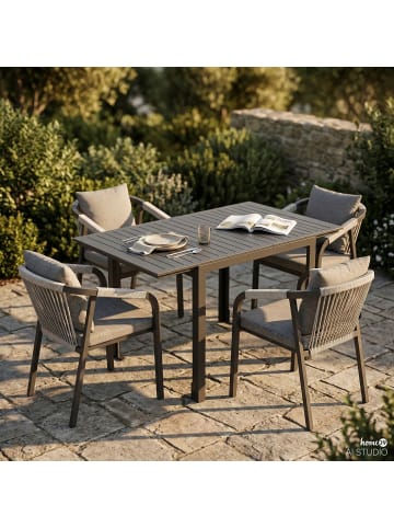 home24 Klapptisch Livo in Grau