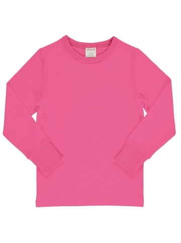 Maxomorra Basic Langarmshirt in AZALEA