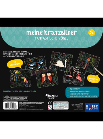 HUCH! Auzou Meine Kratzbilder - Fantastische Vögel