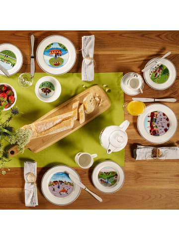 Villeroy & Boch Brotteller Feldarbeit Design Naif in ø 17 cm in bunt