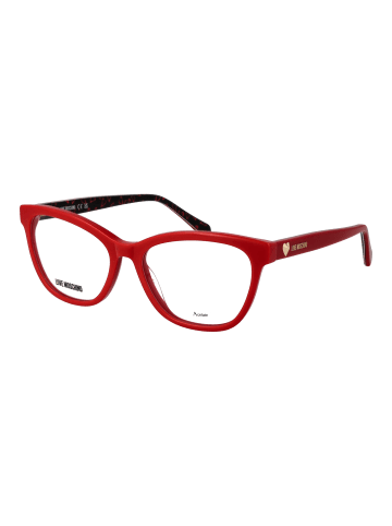 Love Moschino Frauen Optische Fassungen Katzenauge Rot