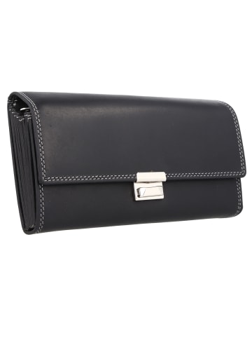 Esquire Dallas Kellnerbörse Leder 18 cm in schwarz