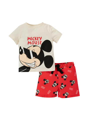 DeFacto Badeanzug REGULAR FIT Mickey & Minnie (Set, 2 tlg.) in Ecru