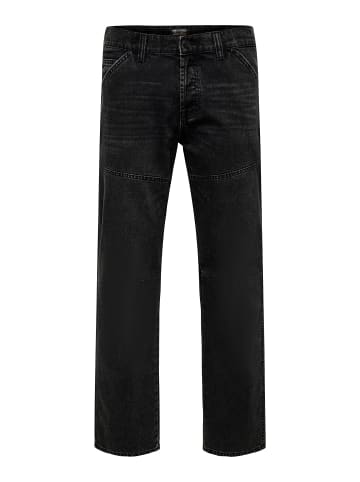 ONLY & SONS Normal geschnitten jeans in Washed Black