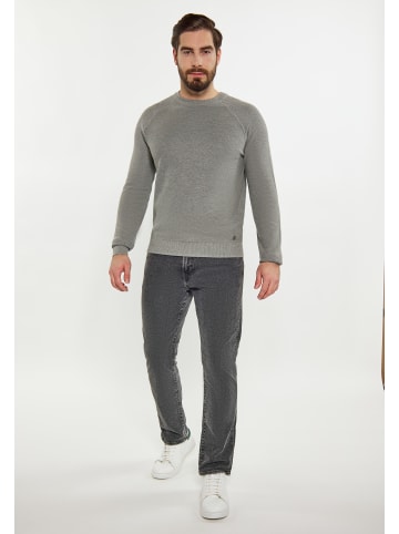 DreiMaster Maritim Pullover in Grau Melange