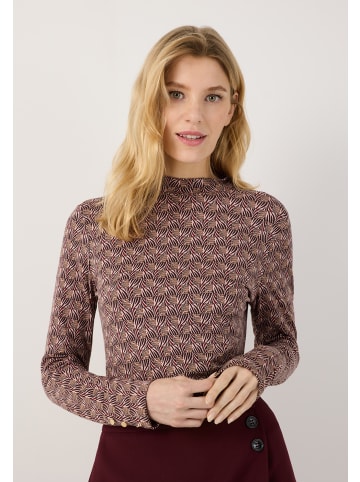 More & More figurbetontes Langarmshirt, Print in geometrical print