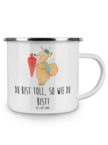 Mr. & Mrs. Panda Pott Schulanfang Einzigartig mit Spruch in Weiß