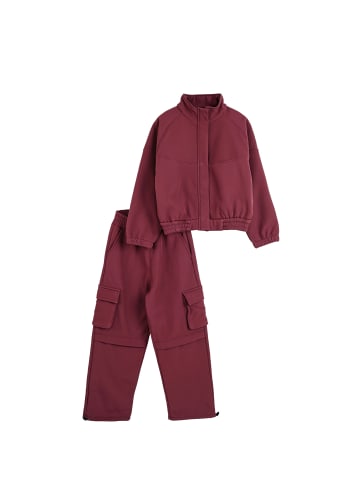 SOLANG Freizeitanzug in Burgunder