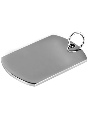Adeliás Unisex Anhänger aus Edelstahl in silber