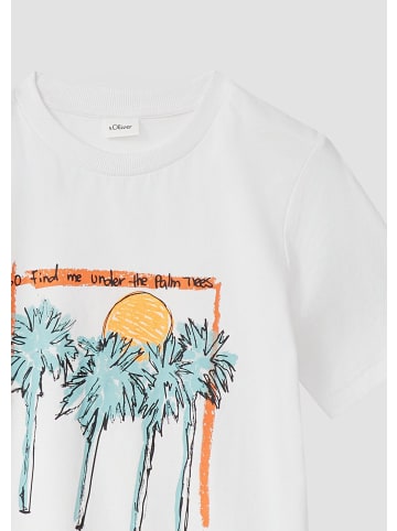 s.Oliver T-Shirt in 0100_weiß