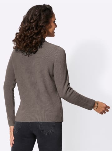 WITT WEIDEN Stehkragenpullover in taupe