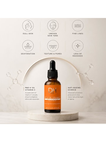 skinChemists DR H Pro-V Serum mit 5% Vitamin C 30ml