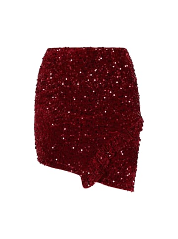 faina Women Skirt in burgundy