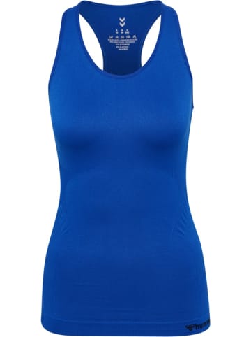 Hummel Sportshirt "Tif Seamless Top" in Blau