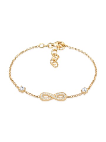 Nenalina Armband 925 Sterling Silber Infinity in Gold