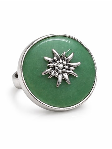 Allgäu Rebell Trachtenring " Eva " in grün