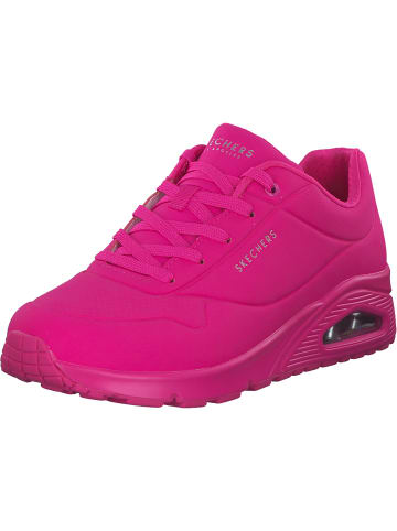 Skechers Schnürschuhe in Pink (Neon Pink)