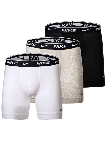 Nike Boxershort 3er Pack in Weiß/Grau/Schwarz