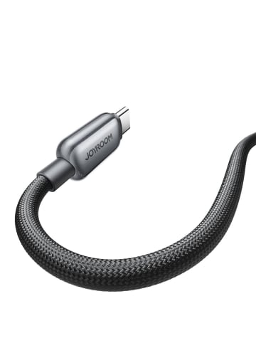 COFI 1453 Joyroom S-A55 StarFlight 66W USB-A auf USB-C Kabel 1,2 m schwarz in Schwarz