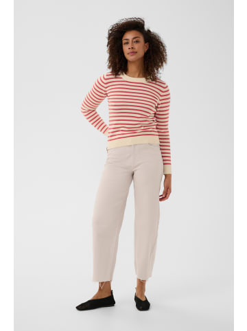 PART TWO Strickpullover GertiaPW Classic fit in Berry Stripe