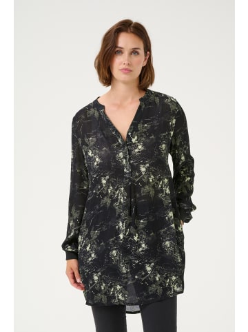 Kaffe Tunika BPalice Regular fit in Black/Green Graphic Print