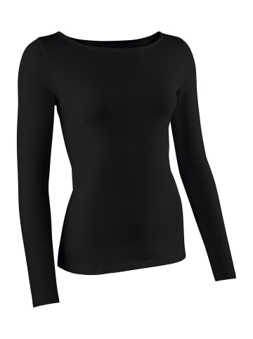 Nur Die  Longsleeve Relax & Go in Schwarz