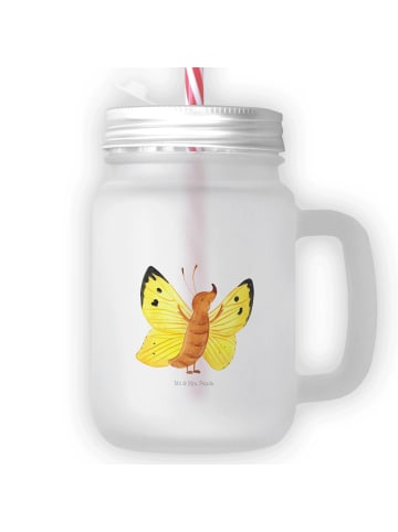 Mr. & Mrs. Panda Limonadenglas Schmetterling Zitronenfalter ohne... in Transparent