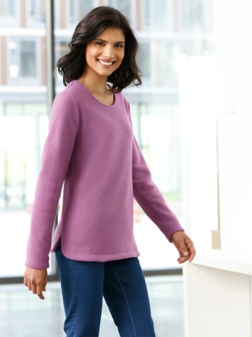 Sieh an! Fleeceshirt in violett