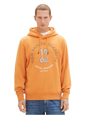 Tom Tailor Sweatshirt PRINTED in Orange