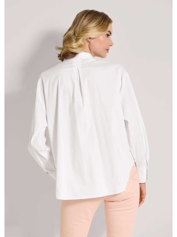 MADELEINE Elegante Bluse mit Strassdetails in weiß