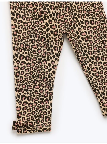 KOTON LEGGINGS in Beige Gemustert