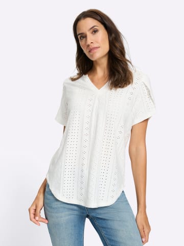 WITT WEIDEN Kurzarm-Shirt in ecru