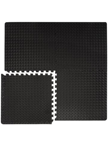 eyepower 4er Set Bodenschutzmatten mit Rand 63x63x1cm