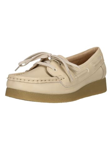 Clarks Schnürschuhe Wallabee EVO Sea in 1227 Cream Leather