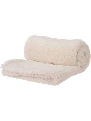 Home&Styling Collection Plüschdecke in weiß