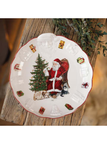 Villeroy & Boch Schale mit Santa Relief Toy's Fantasy in Bunt ø 24,5 cm in bunt
