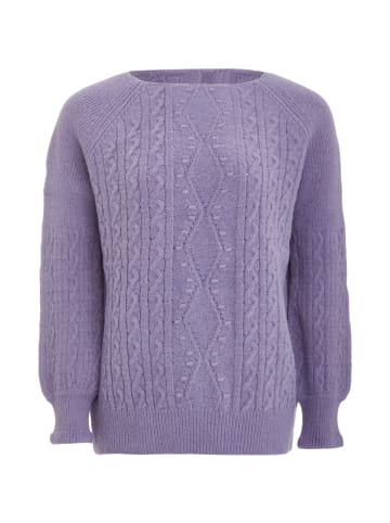 Tanuna Strickpullover in Flieder