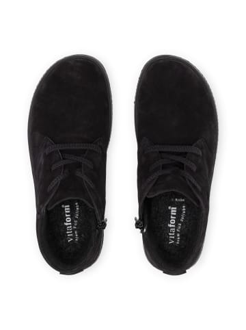VITAFORM Veloursleder Stiefeletten in schwarz