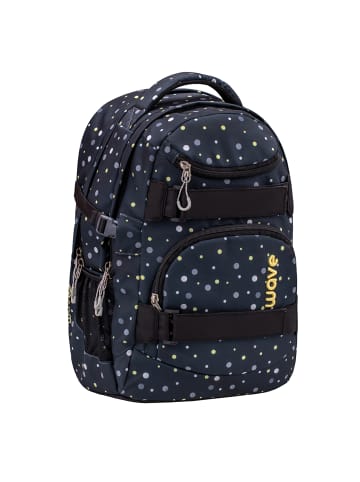 Wave Rucksack Infinity "Black and Yellow Dots" in schwarz H 43 cm B 31 cm T 22 cm 