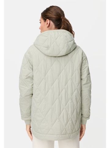 Camel Active Wattierte Jacke mit Kapuze in Salbei