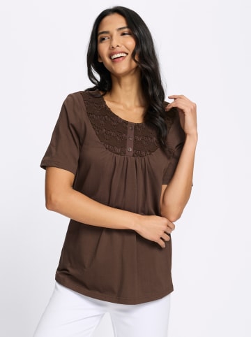 Sieh an! Kurzarm-Shirt in schoko