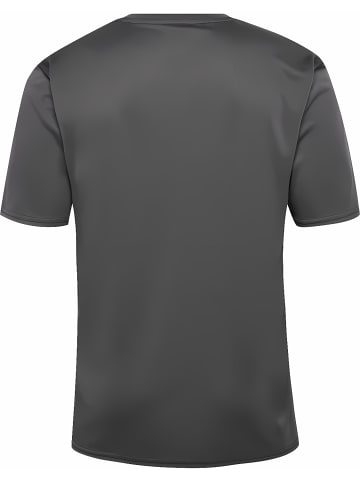 Hummel Sportshirt "Hmlessential Jersey S/S" in Grau