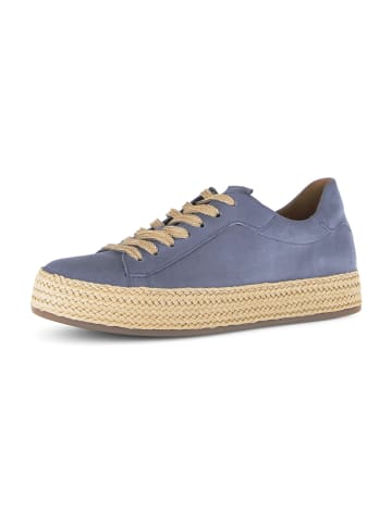 Gabor Espadrilles Schnürschuhe in Blau