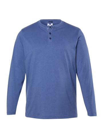 Men Plus Kurzarm T-Shirt in atlantikblau