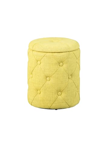 ebuy24 Hocker Ymas Gelb 34 x 34 cm