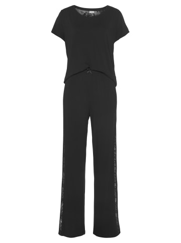 Bruno Banani Pyjama in schwarz